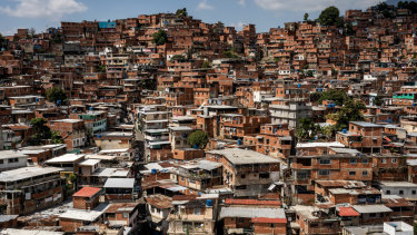 A slum in Caracas, Venezuela.