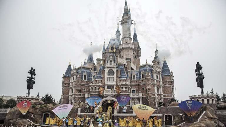 At Shanghai's Disney Resort, a combined cooling and heating plant reduces emissions by 60 per cent — partially by converting waste heat into energy. 