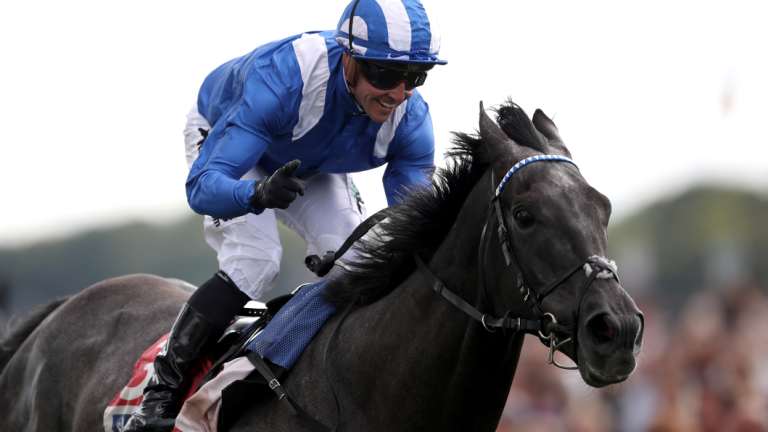 Salute: Crowley wins the Ebor Handicap aboard Muntahaa in August. The pair will team up again in Tuesaday's Melbourne Cup.