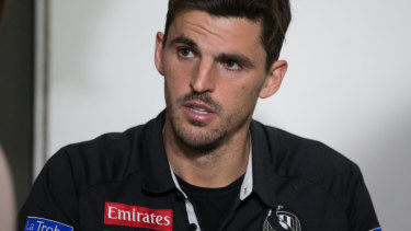 Collingwood captain Scott Pendlebury.