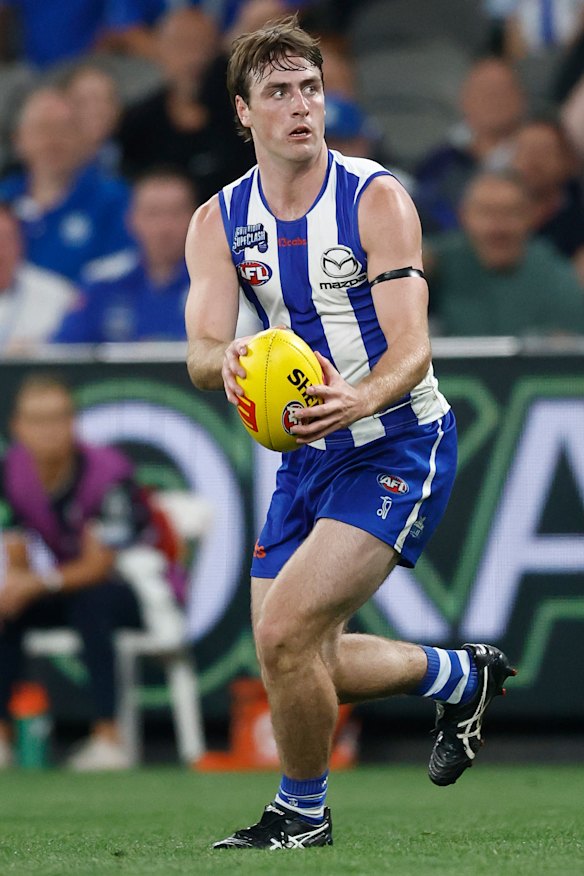 North Melbourne’s George Wardlaw.