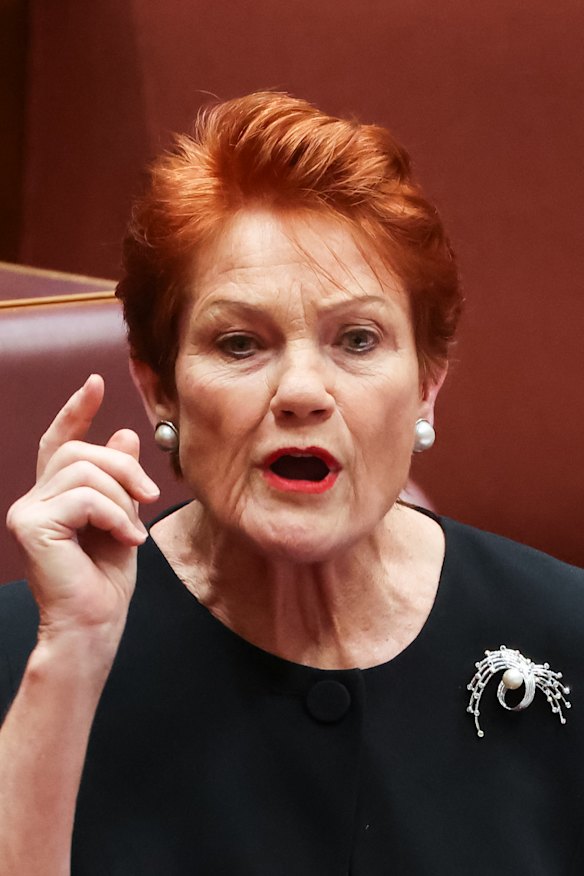 Pauline Hanson has defended her party’s migration policy.