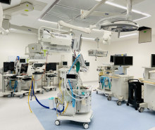 An operating theatre being used for storage at the Children’s Hospital at Westmead.