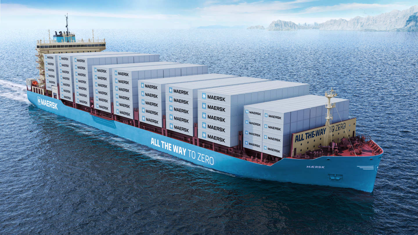 Net zero Maersk’s big punt in the race to green shipping