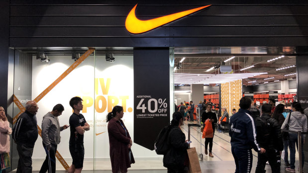 Nike dunks on Myer with concession store closures