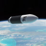 Gold Coast-based Gilmour Space Technologies have secured an agreement with the Australian Defence Force for Australian rockets to put satellites into space. Here is their new rocket, Eris. Credit: Supplied.