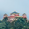 Kopan Monastery hosts 3000 visitors each year seeking spiritual guidence.