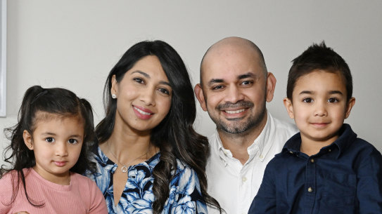 Gautam Paalep and his wife, Dinushi, value financial advice as their seek a secure financial future for themselves and their children Jacob and Mikayla.