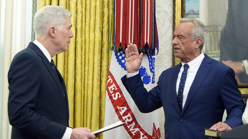 RFK Jr becomes US health secretary after lone Republican votes ‘no’