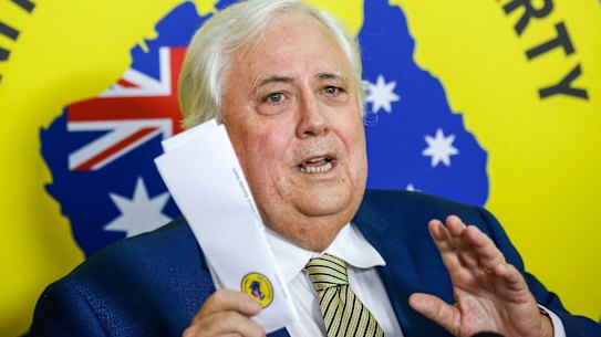 United Australia Party's Clive Palmer has had his election chances bolstered by a preference deal with the Coalition.