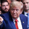 Donald Trump gets hero’s welcome at UFC event in Las Vegas
