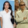 Tennis whites at the Australian Open: Costeen Hatzis in Odd Muse; Jelena Djokovic in Sandro; Kate Waterhouse in Saba; Nadia Bartel in Henne.