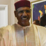 President Mohamed Bazoum at the presidential palace in Niamey, Niger, in March.