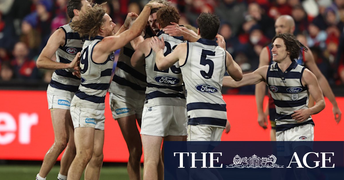 AFL 2022: Geelong Cats go top of the ladder with win over Melbourne Demons - Vimarsana News