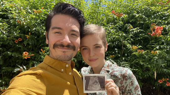 Australian citizens Dylan and Emilio Polanco fear being stranded without insurance or jobs with a new baby if they lose their flight home.