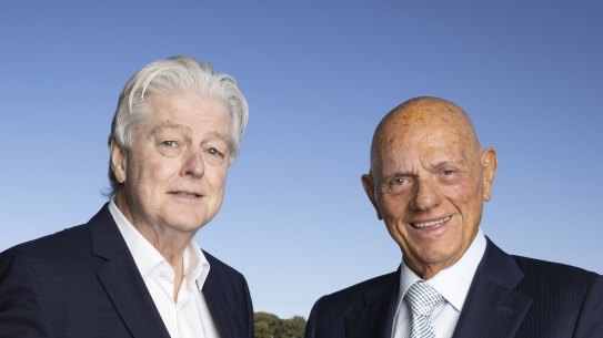 Terry McCartney and Solomon Lew, Sydney, 10 November 2022. Photo