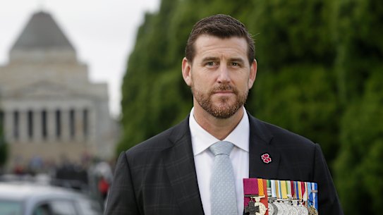 Ben Roberts-Smith in a scene from the documentary Truth.