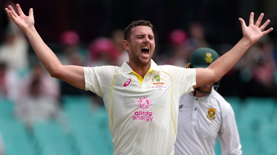 Josh Hazlewood missed all four Tests against India due to an Achilles injury.