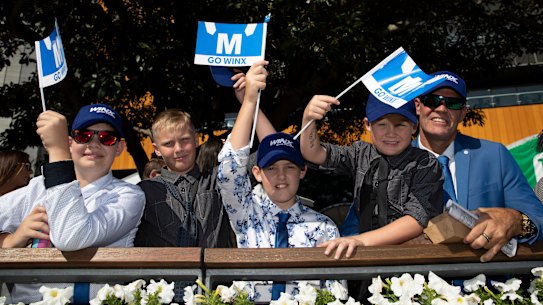 Winx fans await the big race at Royal Randwick Racecourse as thousands have shown up to see Winx run a final time. 