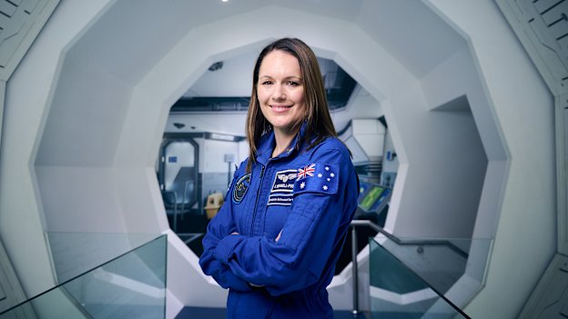 Astronaut Katherine Bennell-Pegg said she needed 99.1 for her university course. “I still remember it because I’d drawn it on a post-it note and stuck it on my wall.”