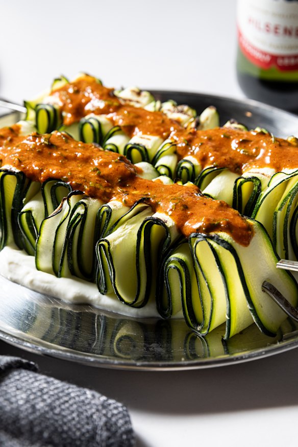 Zucchini shish.