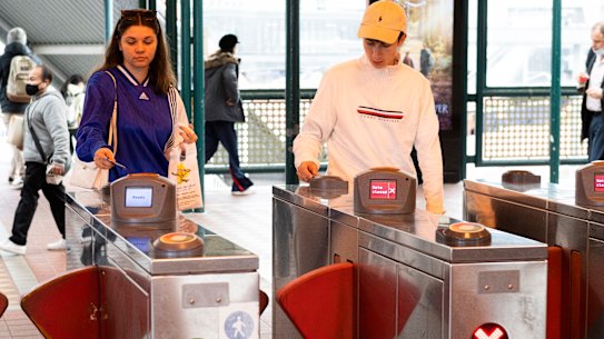 The Opal ticketing network.