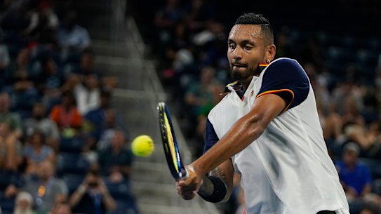 Nick Kyrgios has been recovering from a knee injury for three months.