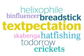 Dictionary sites are overflowing with limbo words hoping to join the official lexicon.