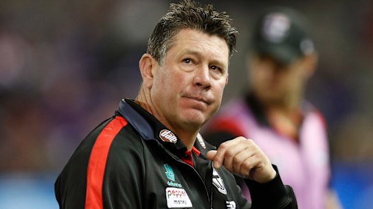 St Kilda coach Brett Ratten.