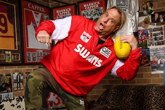 Warwick Capper at home in Melbourne.