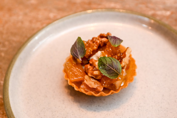 Antara’s cheese tart is like a cheese platter in the form of a savoury dessert.