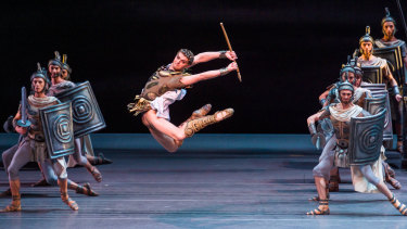 The athleticism of the Bolshoi principal dancers, such as Alexander Volchkov, were testament to the masculinity of ballet.