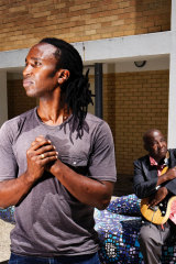 Mararo Wangai and Mahamudo Selimane rehearse in Perth before arriving for the Sydney Festival.