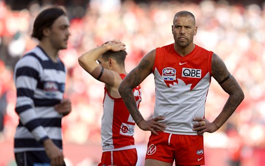 Lance Franklin had a poor grand final.