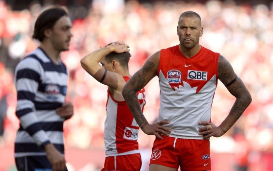 Lance Franklin had a poor grand final.