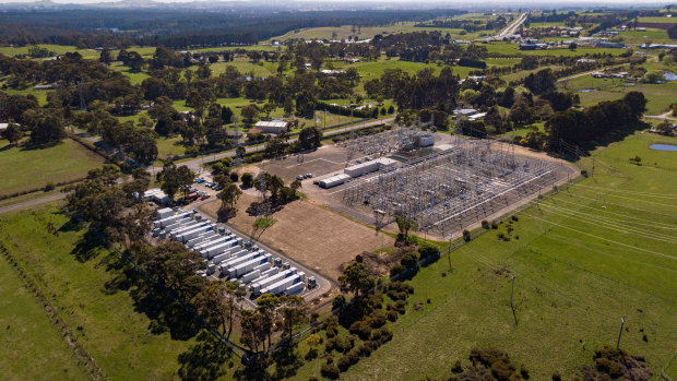 The Ballarat battery is the largest single battery storage installation in Victoria.