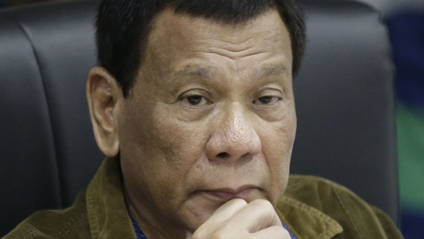 Leading the charge in war against drugs: Philippine President Rodrigo Duterte.