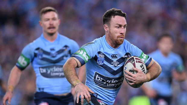 Leading the way: James Maloney was a driving force behind the Blues' success in 2018.