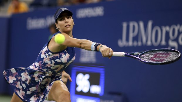 Ajla Tomljanovic took the second set to a tie-breaker but was unable to overcome the Wimbledon finalist.