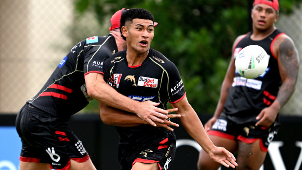 Isaiya Katoa, 19, will make his debut for Redcliffe on Sunday.