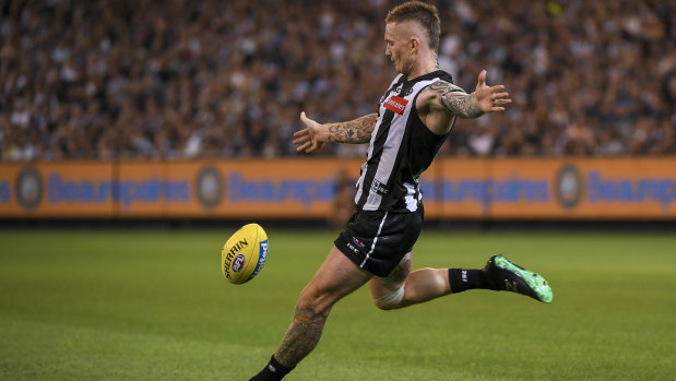 Dayne Beams back in action for Collingwood.