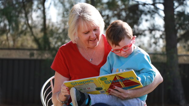 Sharon Cheney and partner Steve have guardianship of Liam, aged two, who has been in their care since he was a baby. 