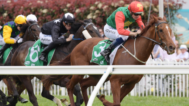 Seeblume made it three Canberra winners in a row in the Highway Handicaps.