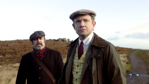 Andy Nyman and Martin Freeman in Ghost Stories.