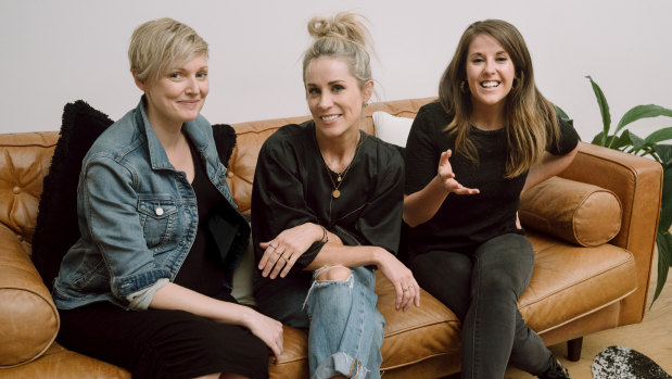 The co-founders of FranklyCo: Emma Startup, Dee Behan and Oonagh Geoghegan. 