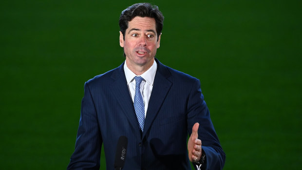 Strict protocols: AFL chief Gillon McLachlan has released the league's list of directives for players ahead of the season reboot.