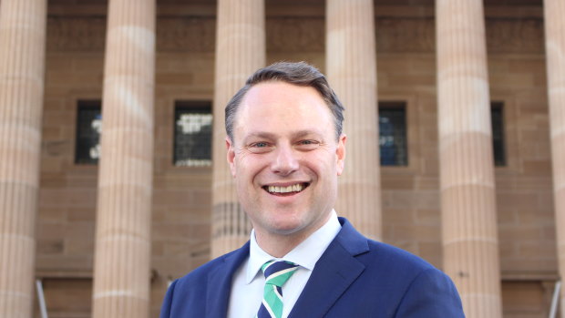 Brisbane's new lord mayor Adrian Schrinner.