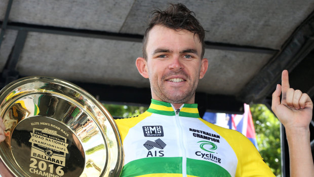 Where did it all go wrong?: Jack Bobridge takes out the Australia road title in 2016.