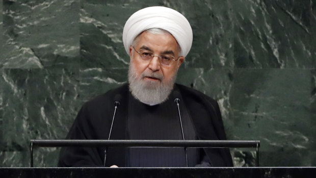 Iran's President Hassan Rouhani has accused the Trump administration of violating "state obligations".