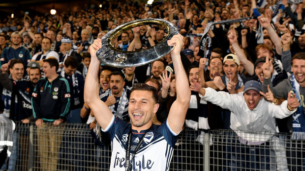 Kosta Barbarouses won two A-League championships at Melbourne Victory.